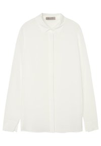 BLOUSE WITH COLLAR - Button-down blouse - bianco