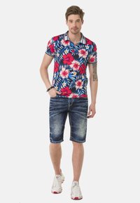 Cipo & Baxx Jeans Shorts - blau