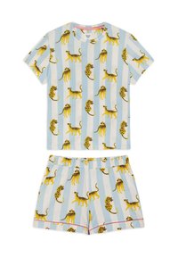 Chelsea Peers TIGER PRINT - Pigiama - turquoise
