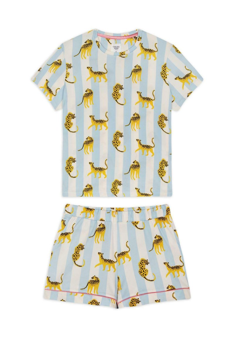 Chelsea Peers TIGER PRINT - Pigiama - turquoise