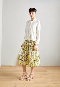Lollys Laundry MIDI SKIRT - A-linjainen hame - yellow