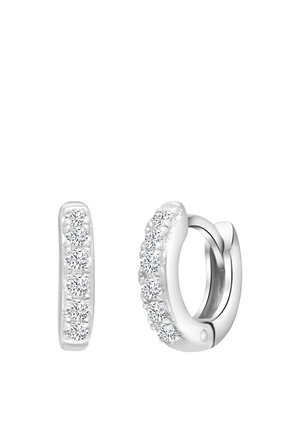 925 SILVER ZIRKONIA - Earrings - silver-coloured