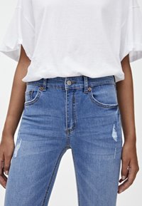 PULL&BEAR Vaqueros pitillo - blue