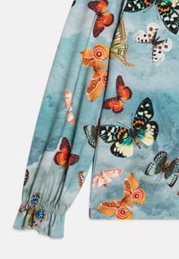 Molo RAINA LONG SLEEVES - Μπλούζα με μακριά μανίκια - black/light blue