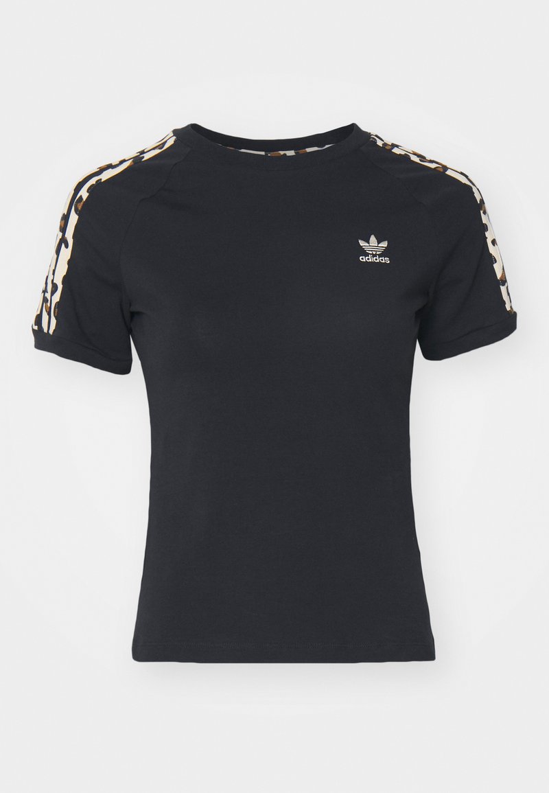 adidas Originals T-shirt print zwart adidas Originals T-shirt print zwart