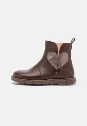 Kotníkové boty - dark brown