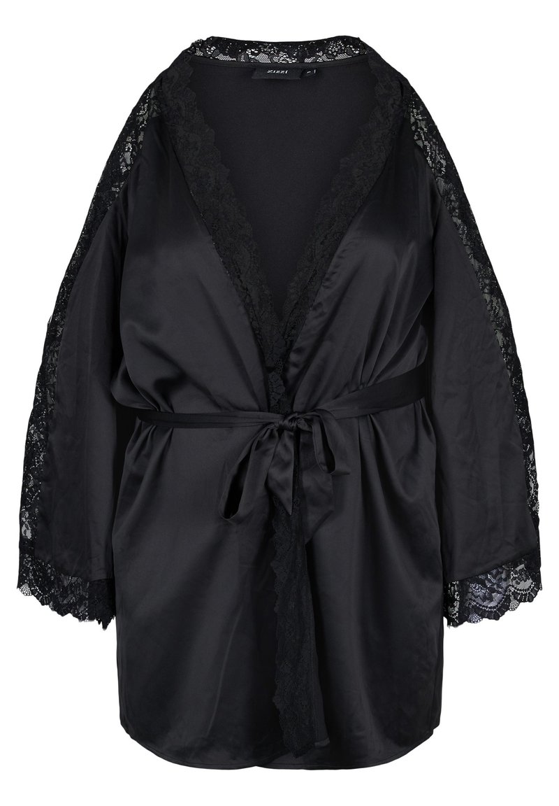 Devoted By Zizzi Dressing gown black Zalando.ie