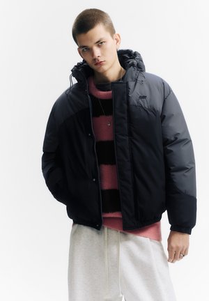 PANELLED PUFFER - Giacca invernale - black
