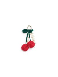ESPERANZA CROCHET CHARM - Portachiavi - red