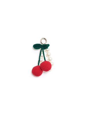 ESPERANZA CROCHET CHARM - Avaimenperä - red