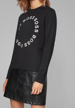 Strickpullover - black