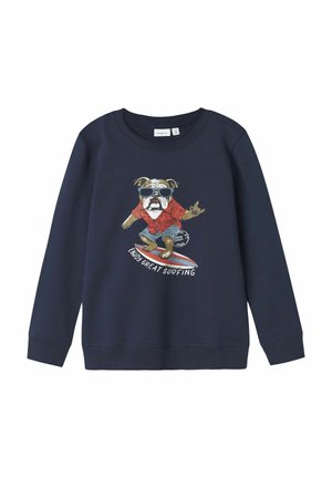 LANGARM - Sudadera - navy blazer