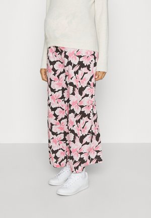 MAMALICIOUS MLPOETRY WO PANTS - Παντελόνι - black pink