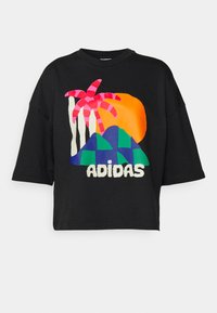 adidas Performance FARM TEE - T-shirt con stampa - black