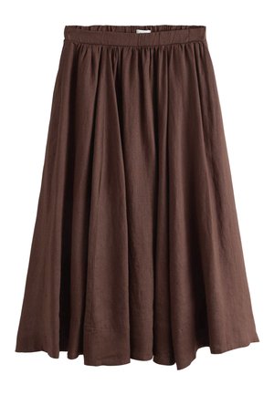 Next, Pliceret nederdel /Nederdele med folder - chocolate brown