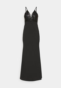 TAZMIN SEQUIN DRESS - Vestido comprido - black