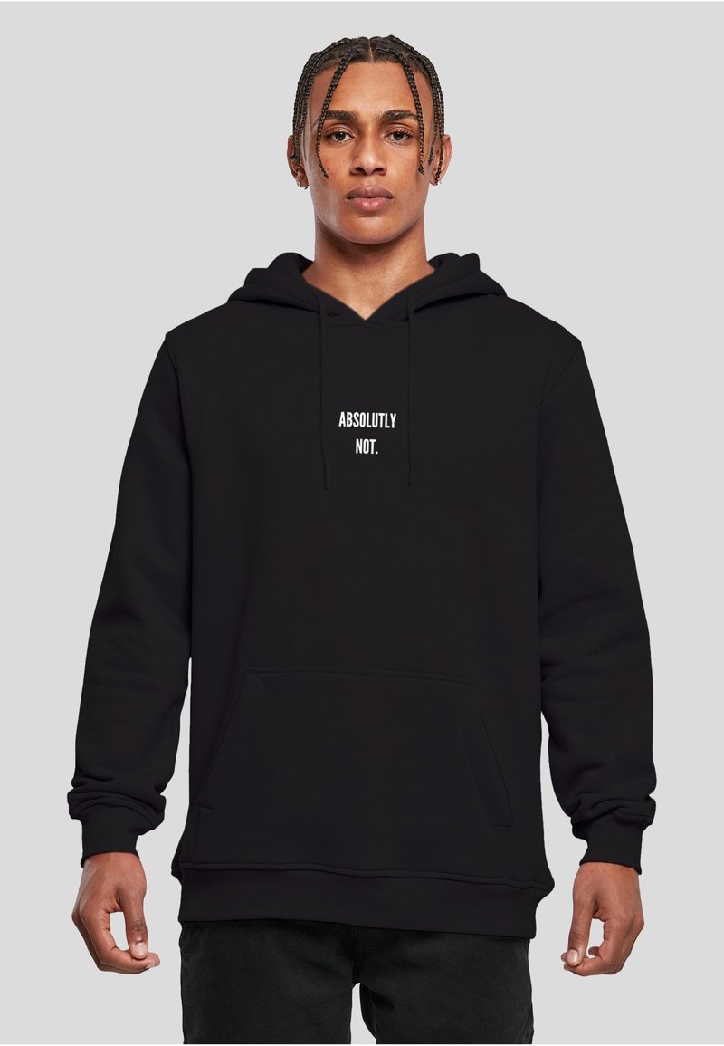 Mister Tee ABSOLUTELY NOT - Jersey con capucha - black