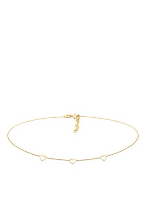 CHOKER HEARTS CUT OUT - Grandinėlė - gold-coloured