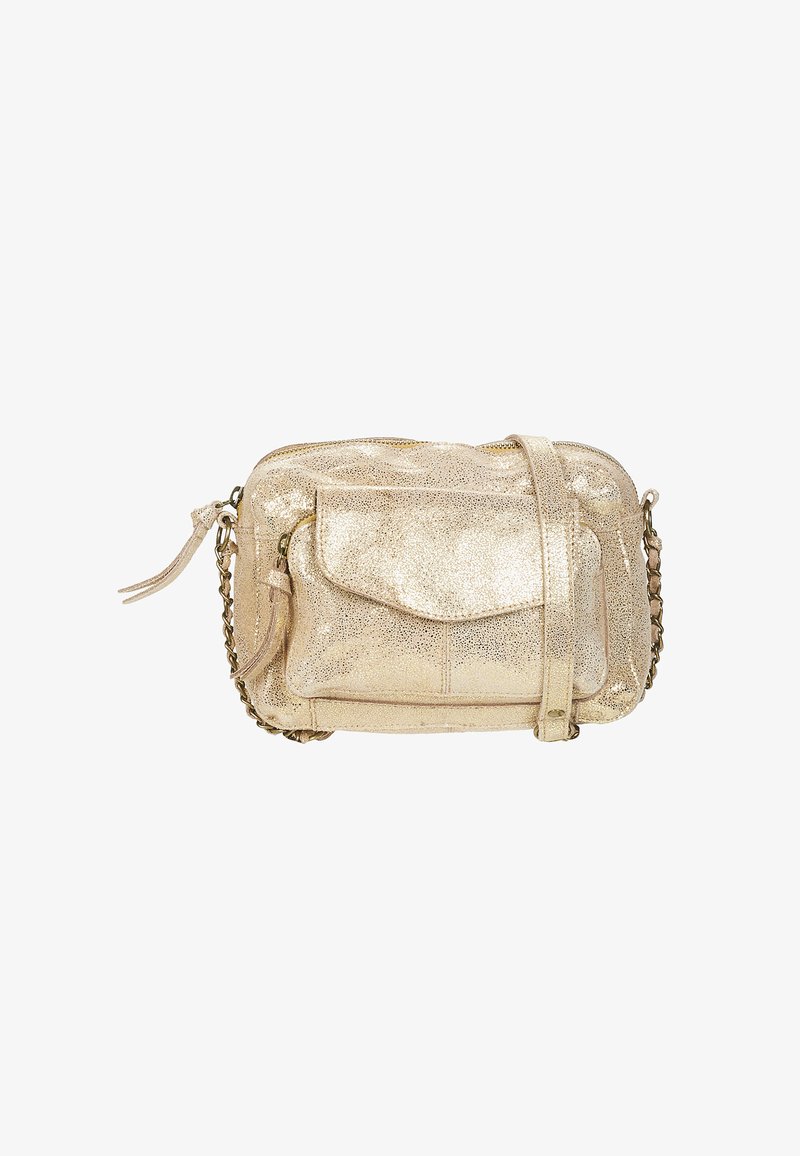 Pieces NAINA - Sac bandoulière - gold snow