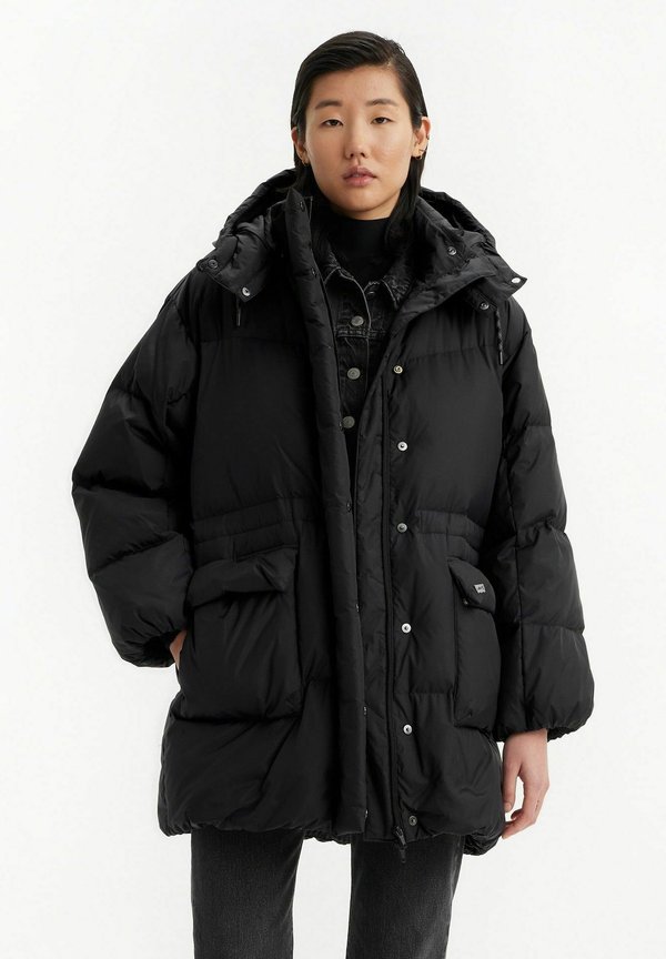 WESTERN MIDI BUBBLE PUFFER - Wintermantel - caviar