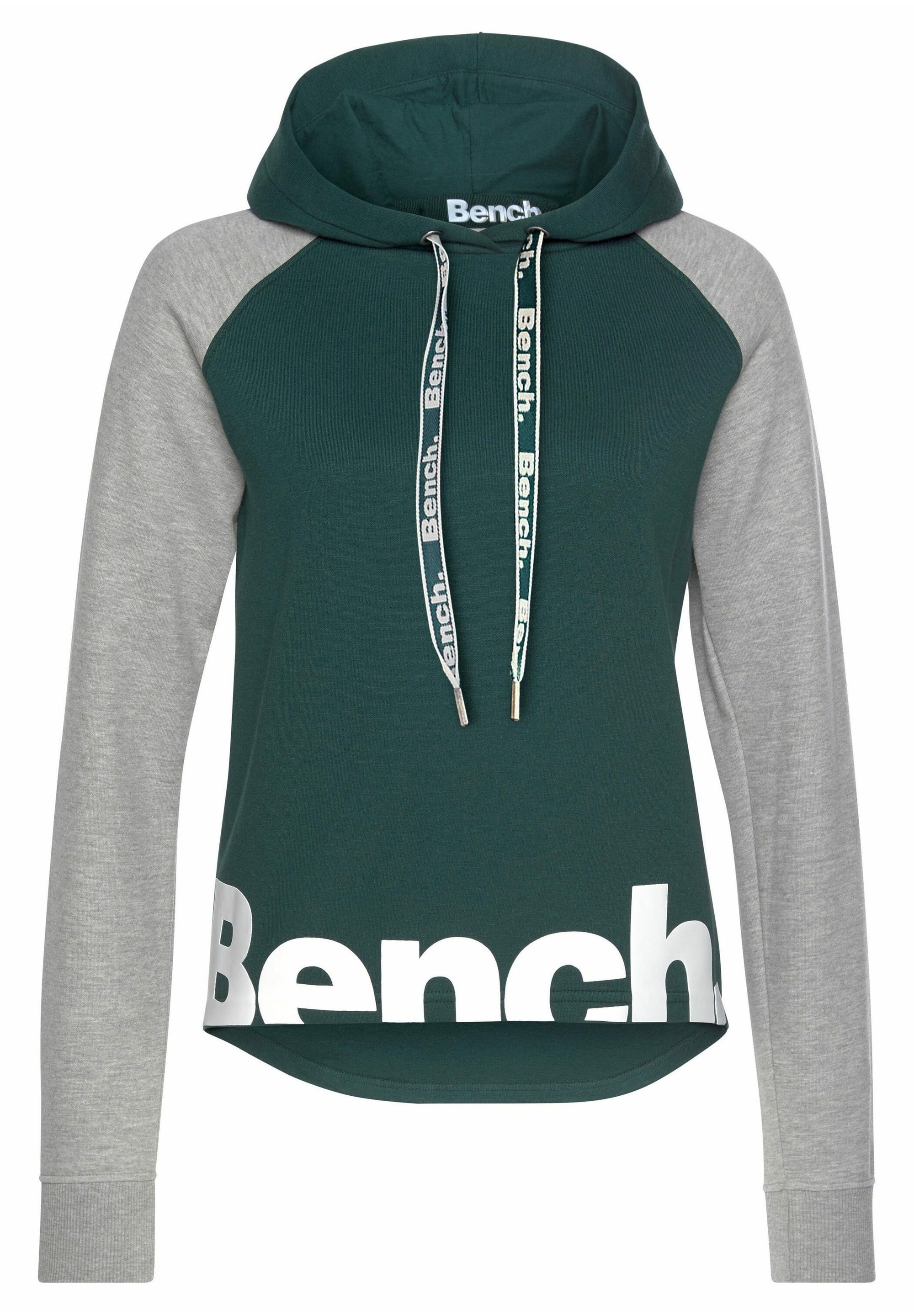 Bench Sweatshirt Dunkelgrn Grau Dark Green Zalandode