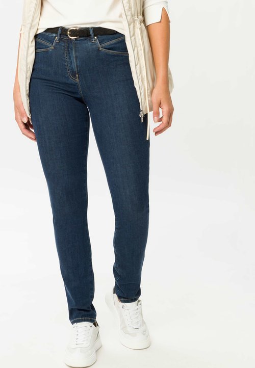 Mary Slim Fit Jeans in Clean Dark Blue