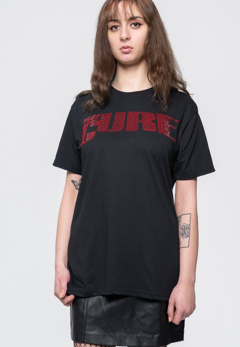 Paradiso Clothing THE CURE DIAMANTE BAND LOGO - Print T-shirt - black
