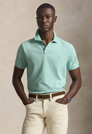 THE ICONIC MESH POLO SHIRT - Poloshirts - celadon
