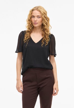 VILA VIFALIA  - Blúz - black