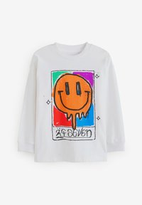 Next GRAPHIC 3 PACK REGULAR FIT - Pitkähihainen paita - navy blue white grey graffiti