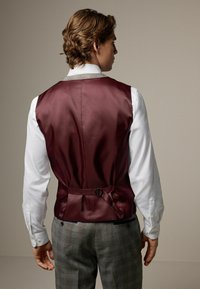 Next TRIMMED CHECK - REGULAR FIT - Vest - neutral