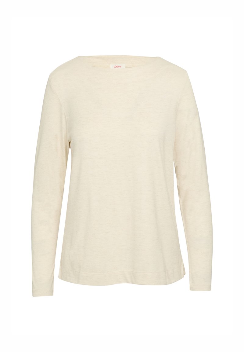 s.Oliver Longsleeve beige mêleerd s.Oliver Longsleeve beige mêleerd