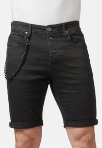 Koroshi LOW RISE - Kratke hlače od trapera - black