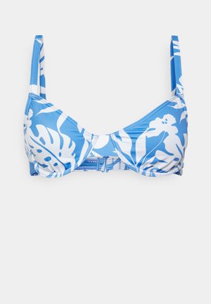 LOVE THE MUSE - Bikini pezzo sopra - blue/white