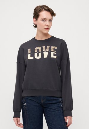 ONLTAMMIE PRINT O NECK  - Sweatshirt - phantom