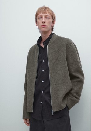 Giubbotto Bomber - mottled brown