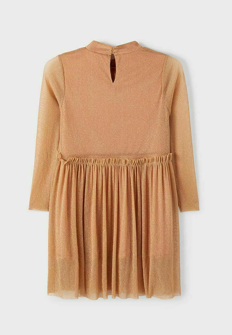 Kinder Freizeitkleider | Name it GLITZER Jerseykleid café au lait/hellbraun - BX51734 Kinder Freizeitkleider | Name it GLITZER Jerseykleid café au lait/hellbraun - BX51734
