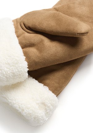 KOLUM - Rukavice s jednim prstom - tobacco brown
