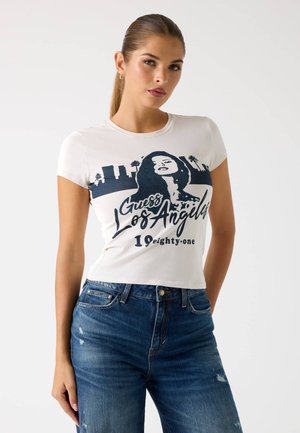 T-shirt imprimé - beige
