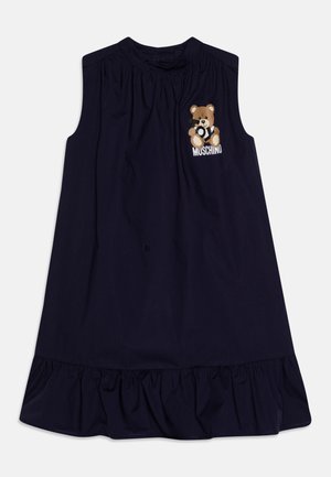 MOSCHINO DRESS - Day dress - blu navy