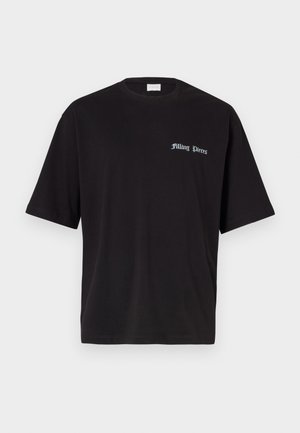 Filling Pieces CHROME FLOWER UNISEX - T-shirts med print - black