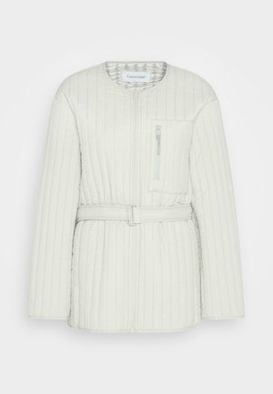Calvin Klein VERTICAL QUILTED JACKET - Ľahká bunda - belgian block