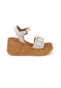 Desa Sandales à plateforme - beige