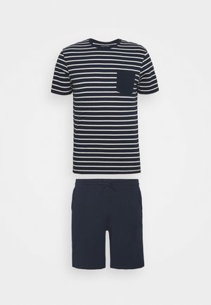 Pyjama - dark blue/white