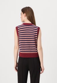 Marimekko JUHLA TASARAITA - Colete - winered/yellow/blue/coral