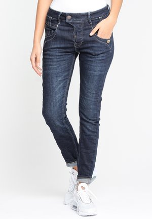 Slim fit jeans - dark-blue denim