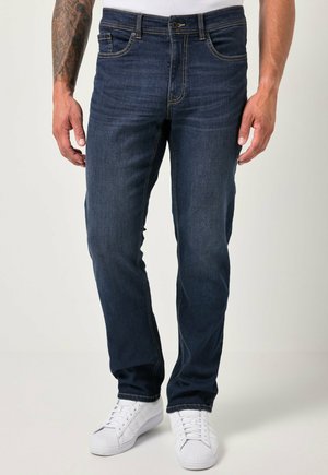 Jeans straight leg - dark blue denim