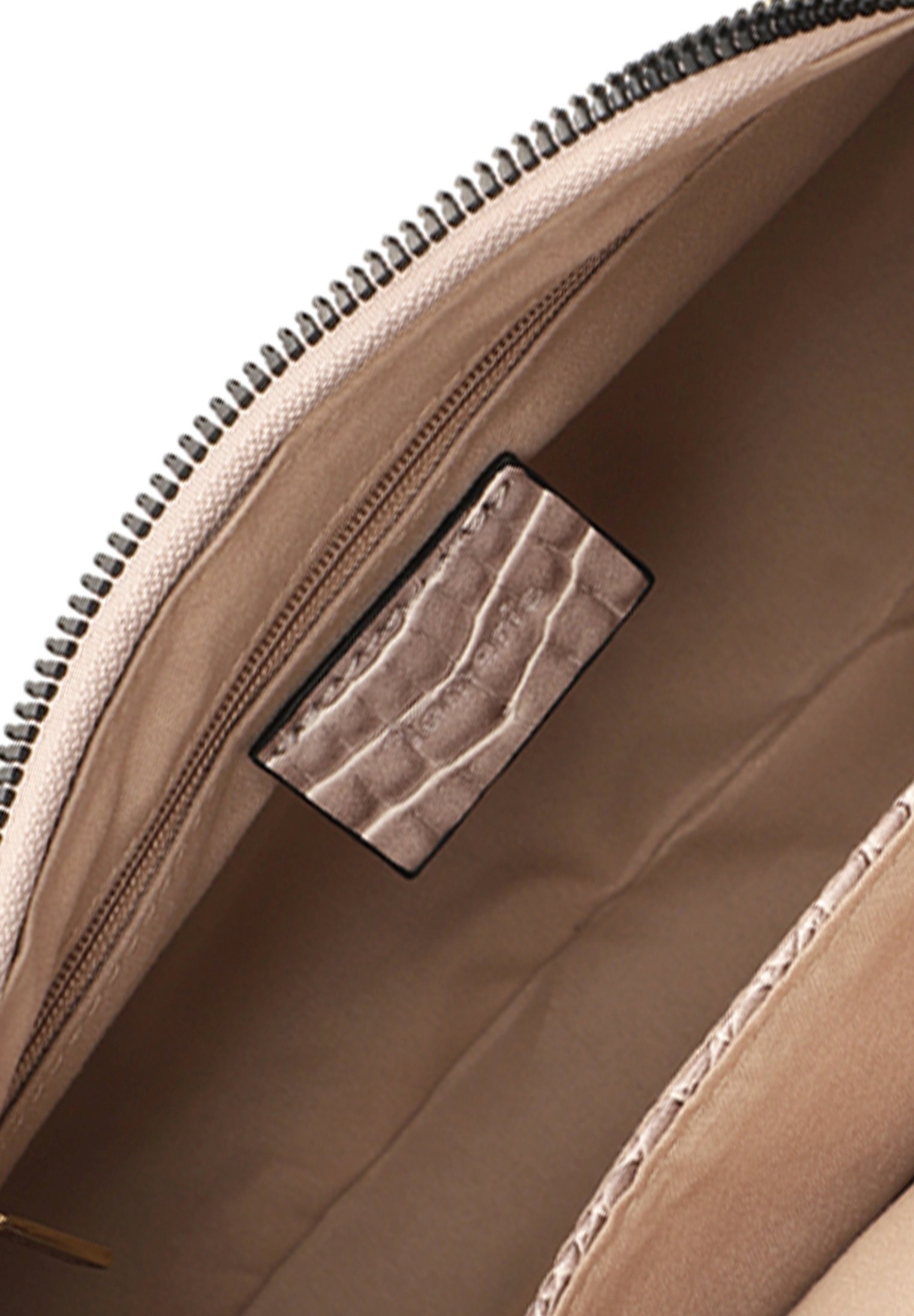 Tamaris Celes Handtasche In Taupe – Kroko-Optik, Verstellbarer Schulterriemen, 30x23x13 Cm