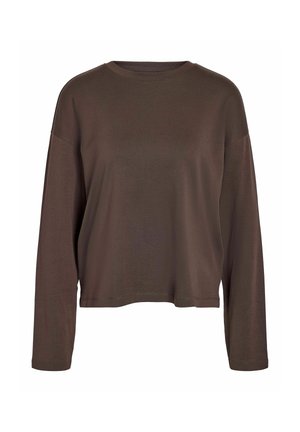 Noisy May, T-SHIRT  - T-shirt à manches longues - chocolate brown