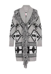Strickjacke - schwarz mehrfarbig